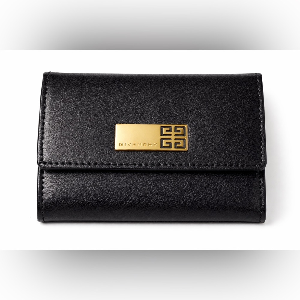 Givenchy Black & Gold Monogram Key Case